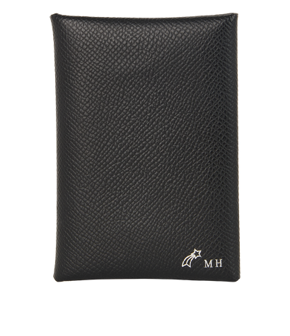 Hermes Calvi Duo Compact Card Holder, front view